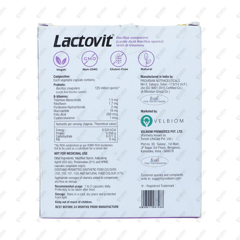 Lactovit Capsule 15's