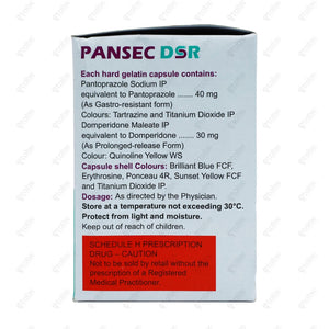 Pansec DSR Capsule 15's