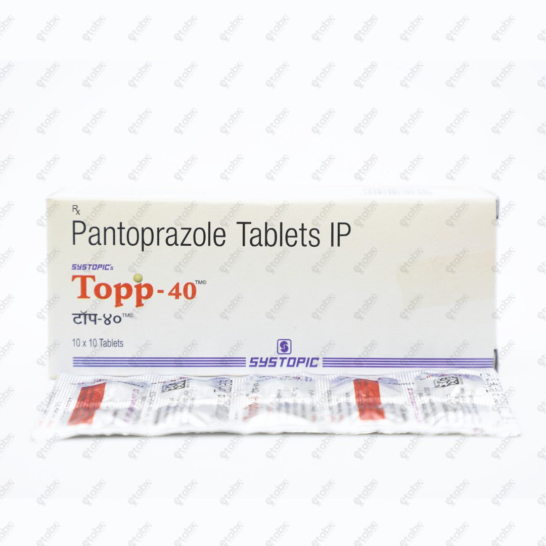 Topp 40mg Tablet 10's