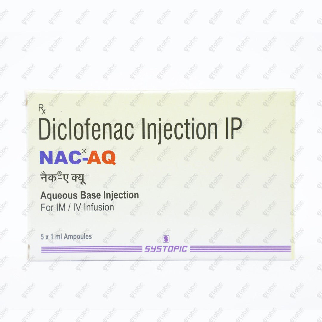 NAC AQ Injection 5x1ml