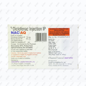NAC AQ Injection 5x1ml