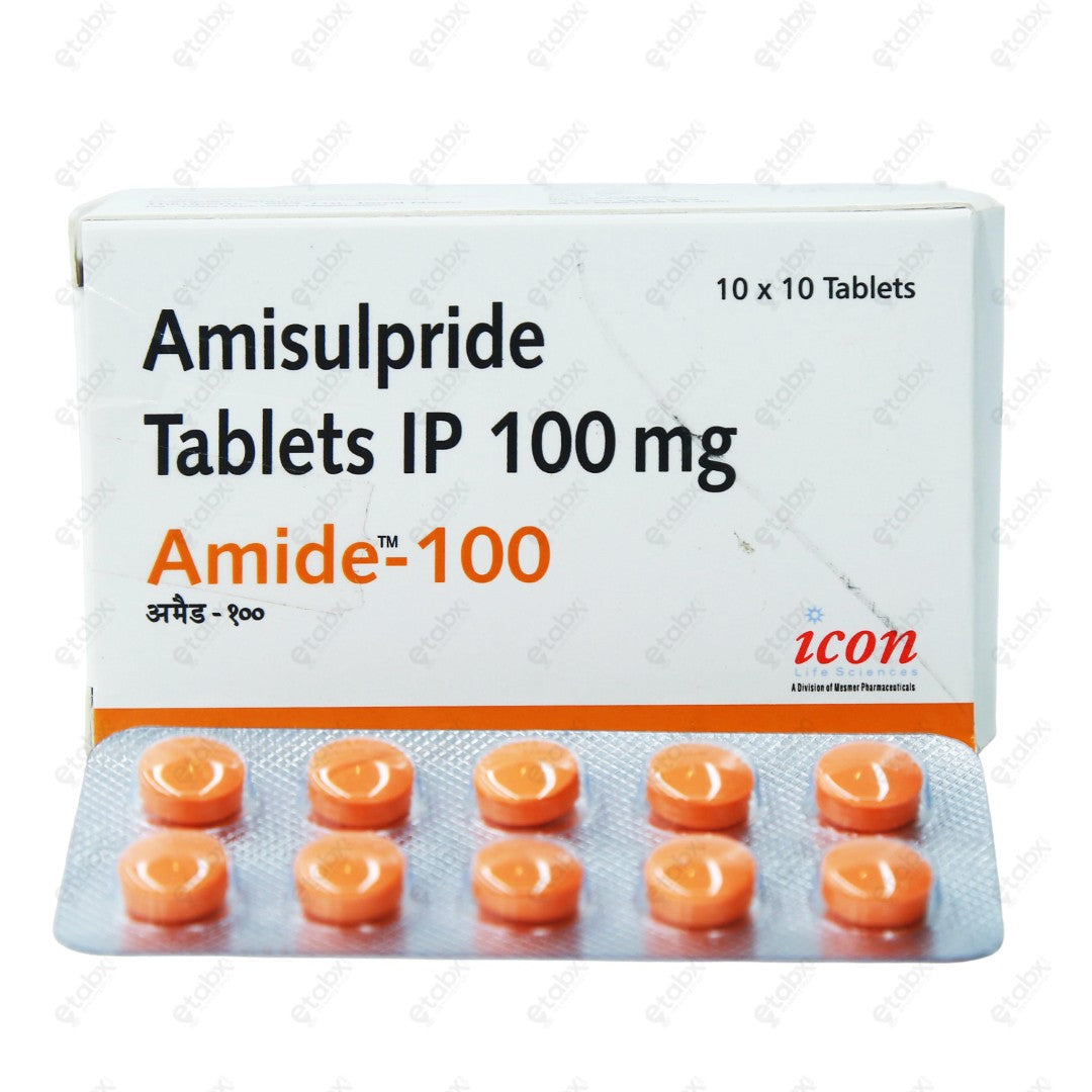 Amide 100mg Tablet 10's