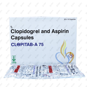 Clopitab A 75mg Tablet 15's