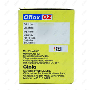 Oflox OZ Tablet 10's