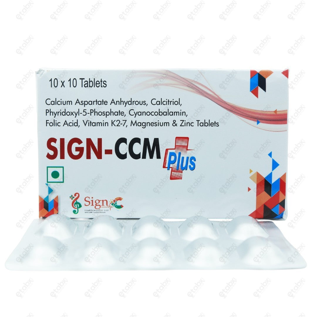 Sign CCM Plus Tablets 10's