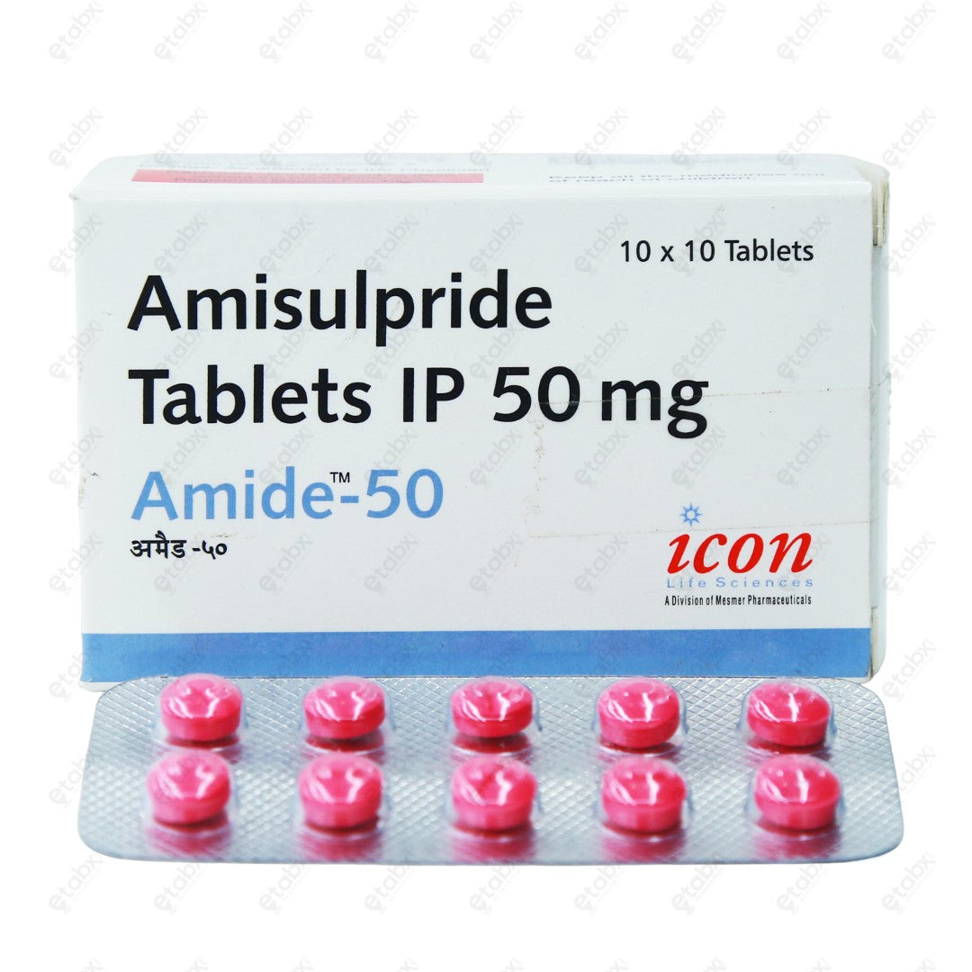 Amide 50mg Tablet 10's