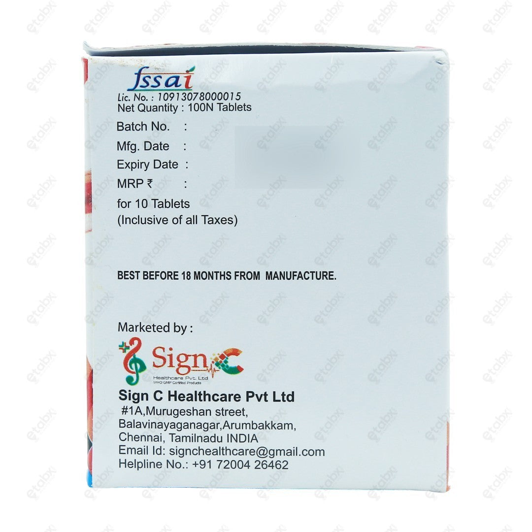 Sign CCM Plus Tablets 10's