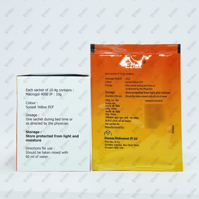 Ezlax Sachet 10x10.4gm