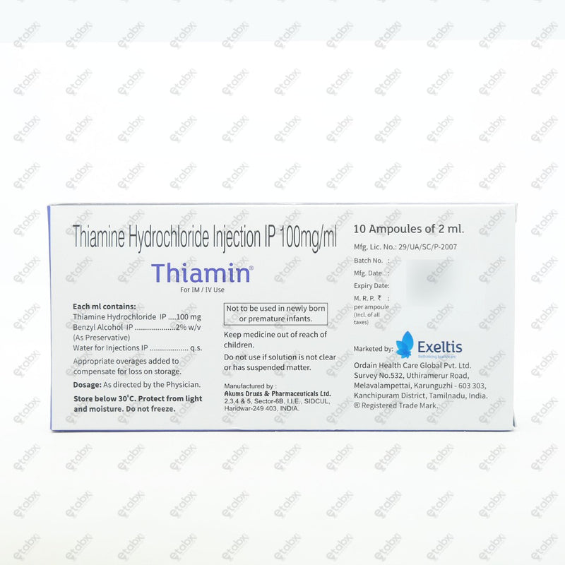 Thiamin Injection 10x2ml