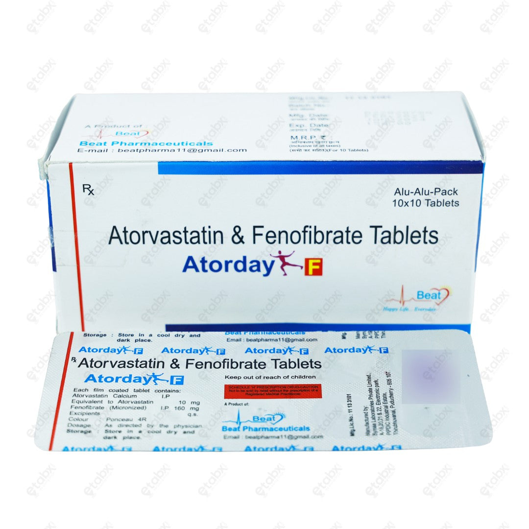 ATORDAY F Tablet 10's