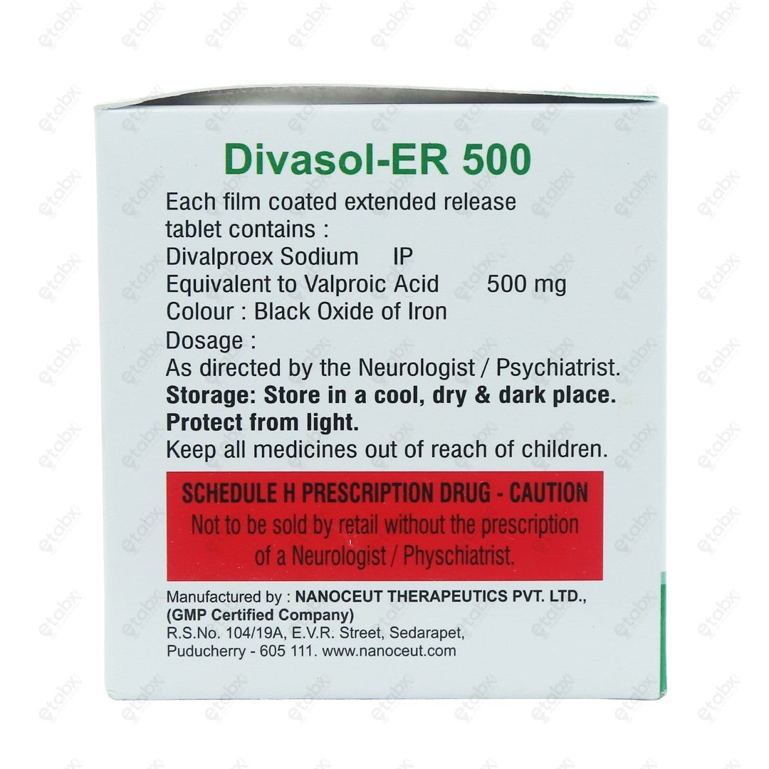 Divasol ER 500mg Tablet 10's