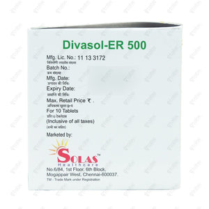 Divasol ER 500mg Tablet 10's