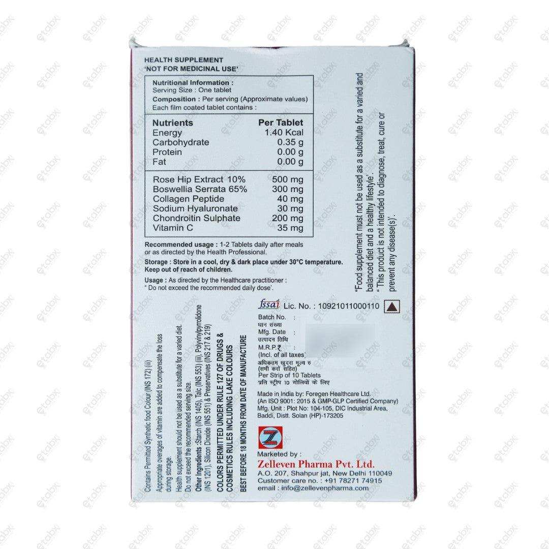 Tendocel Forte Tablet 10's