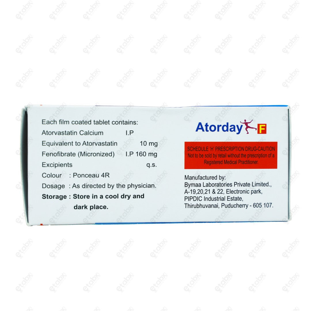 ATORDAY F Tablet 10's