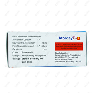 ATORDAY F Tablet 10's