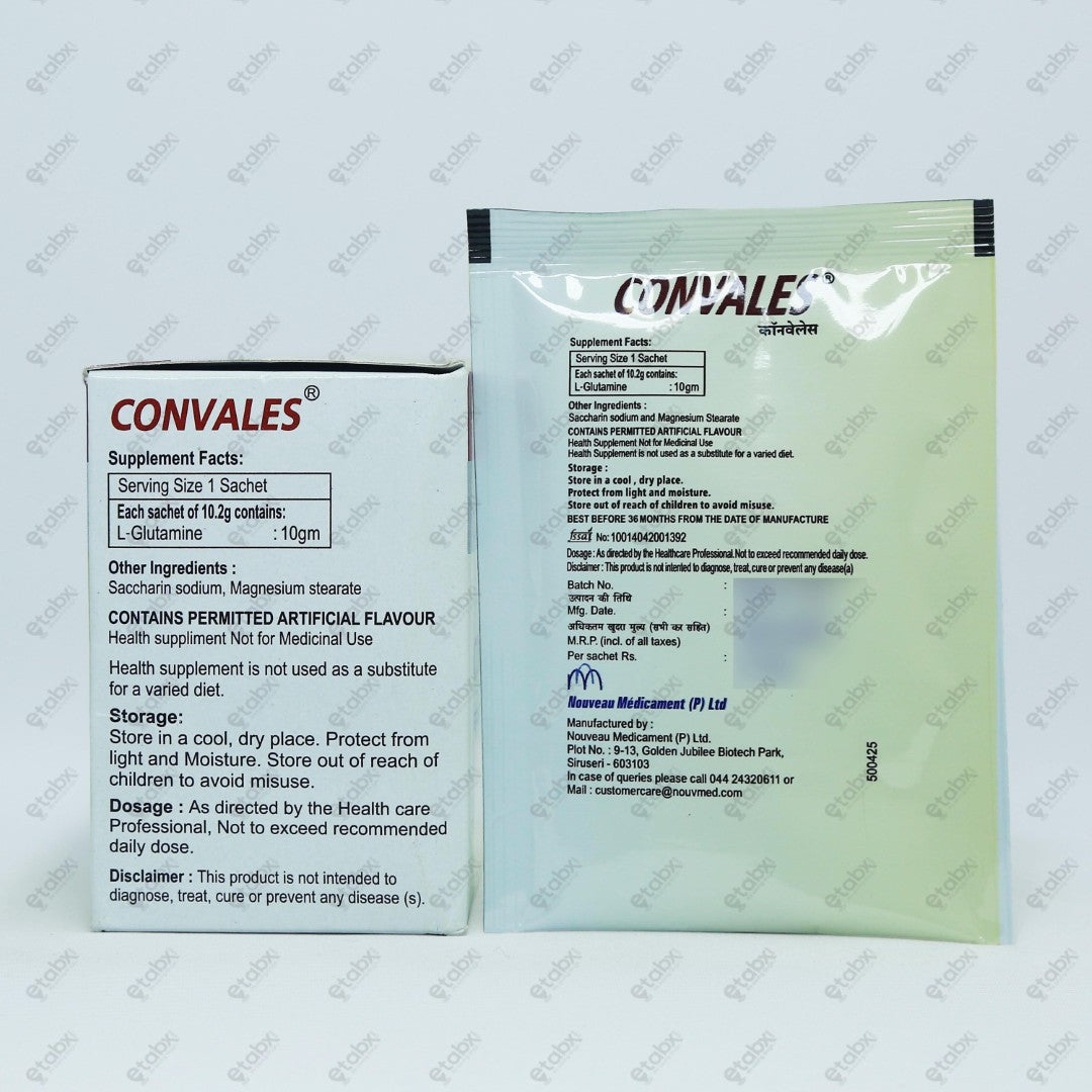 CONVALES SACHET 10'S