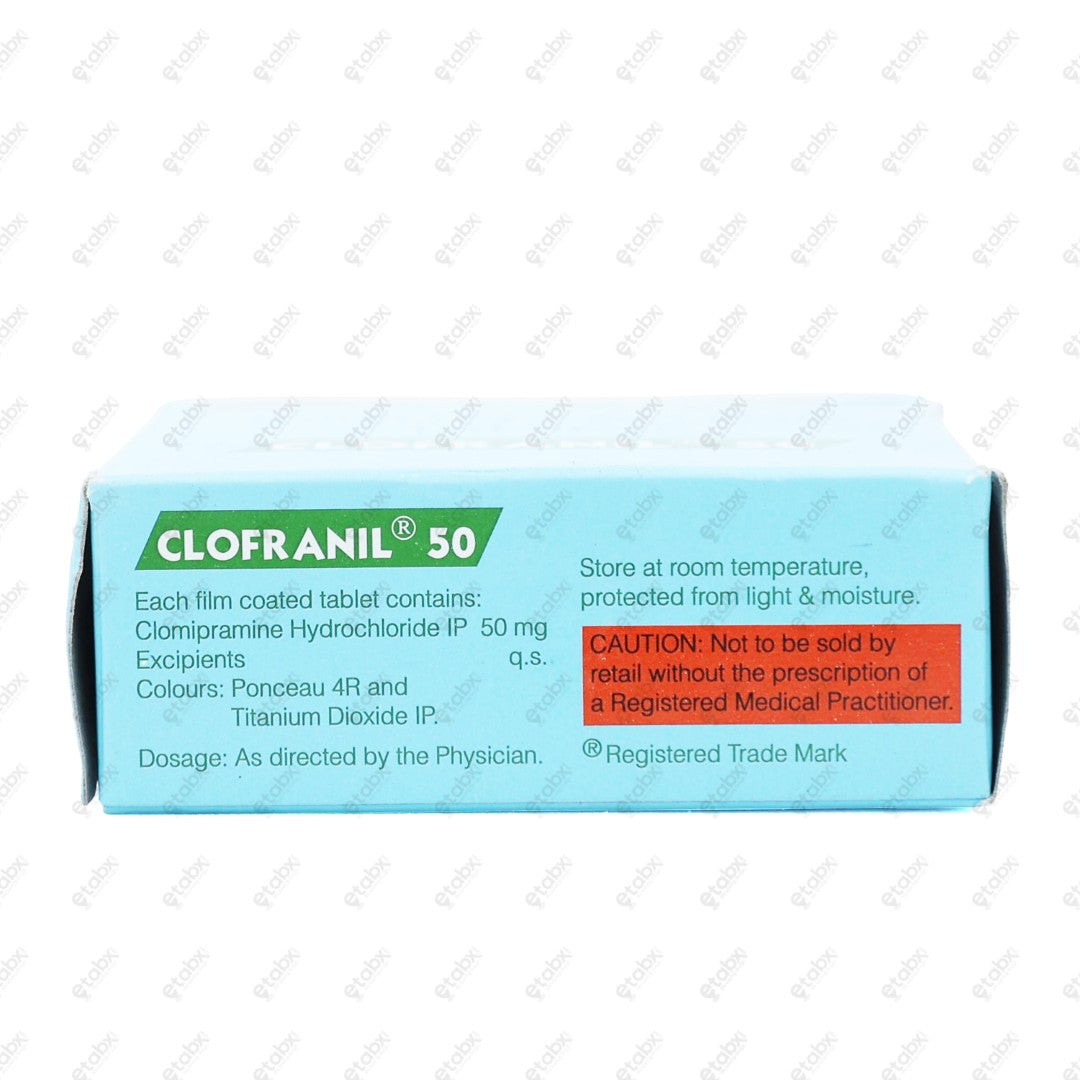 Clofranil 50 Tablet 10's