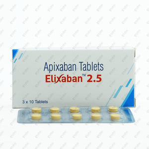 Elixaban 2.5 mg Tablet 10's
