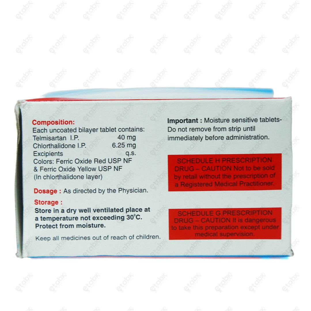 TELMA CT 40/6.25mg Tablets (15's)