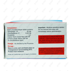 TELMA CT 40/6.25mg Tablets (15's)