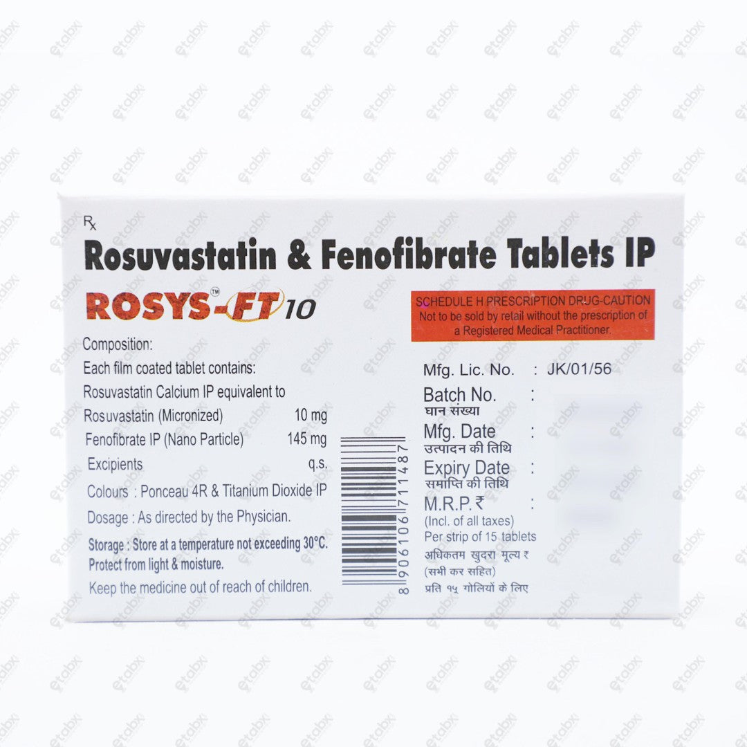 Rosys FT 10 Tablet 15's