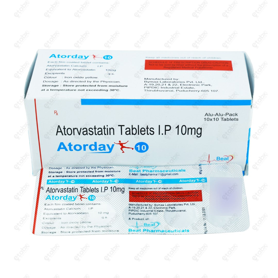 ATORDAY 10mg Tablet 15's