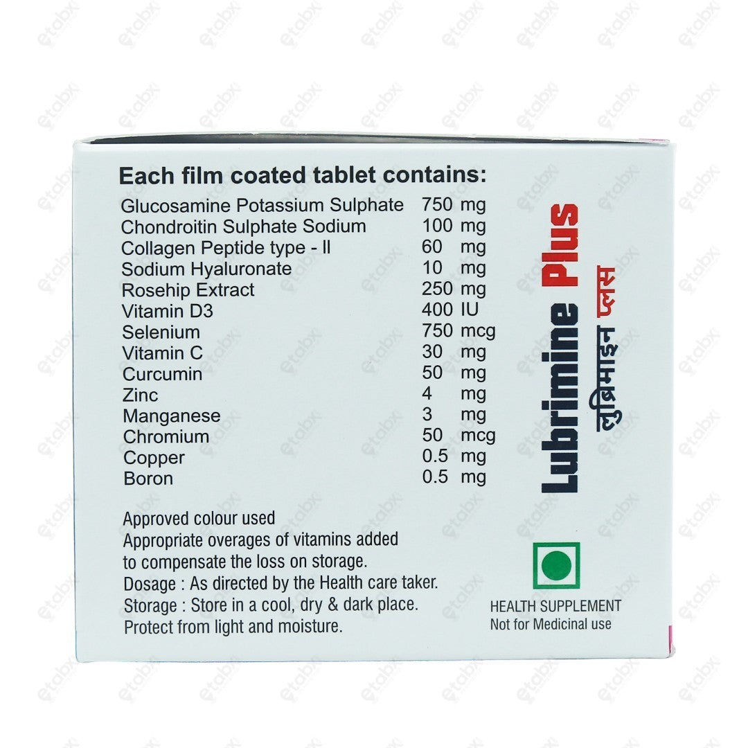 Lubrimine Plus Tablets 10's