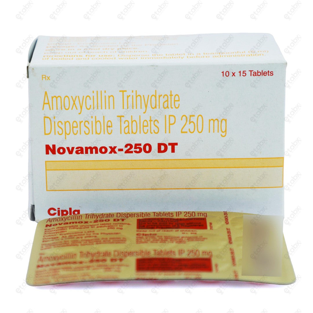 Novamox 250 DT Tablet 15's