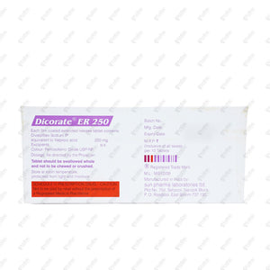 Dicorate ER 250 Tablet 10's