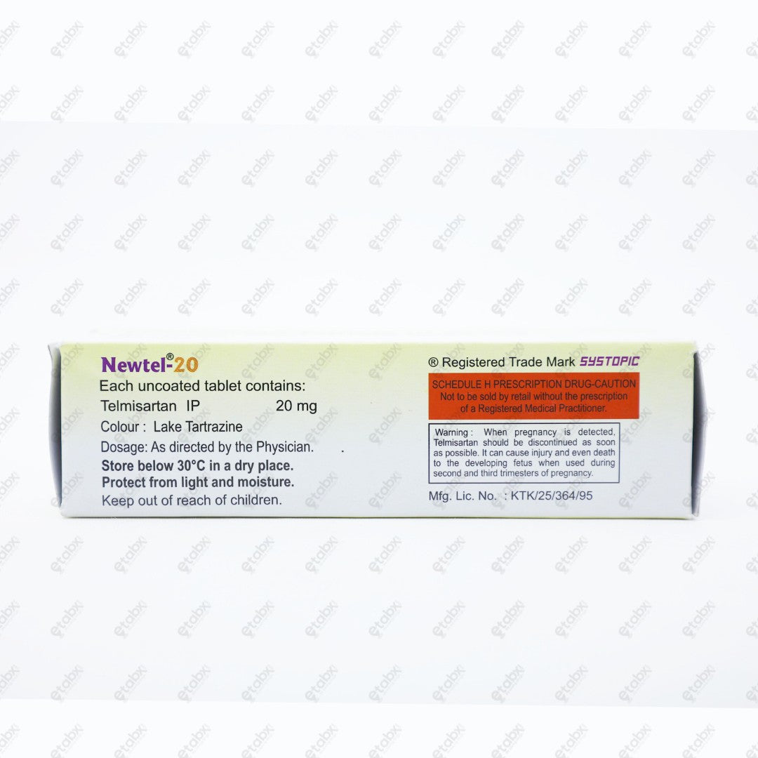 Newtel 20 Tablet 10's