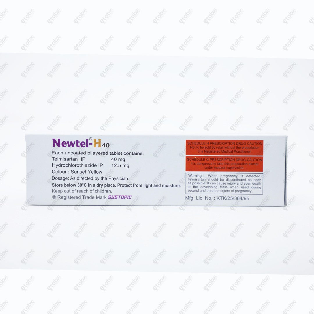 Newtel H 40mg Tablets 10's
