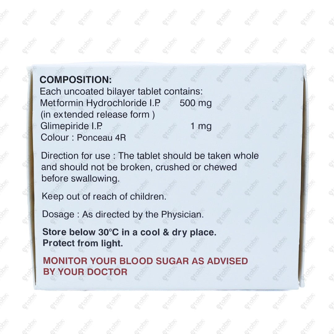 Gluconorm G1 Tablet 15's