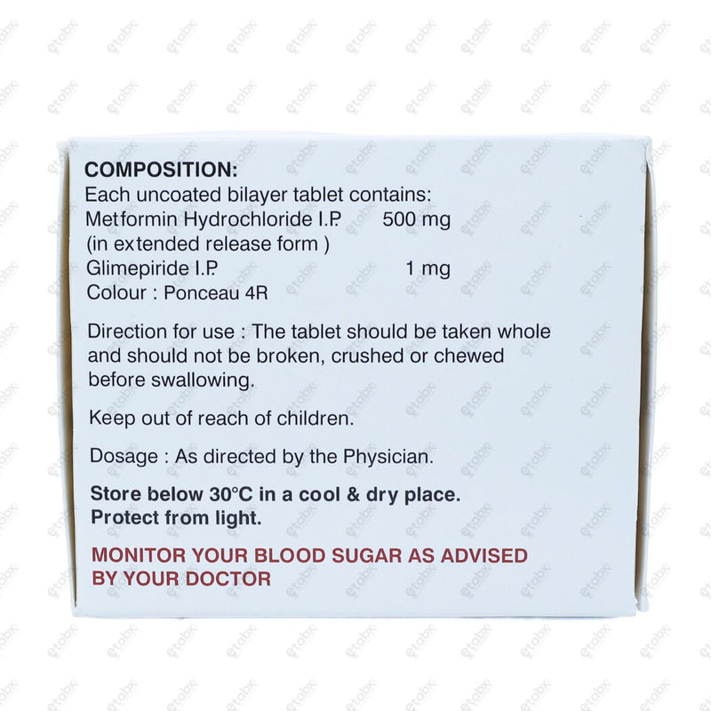 Gluconorm G1 Tablet 15's