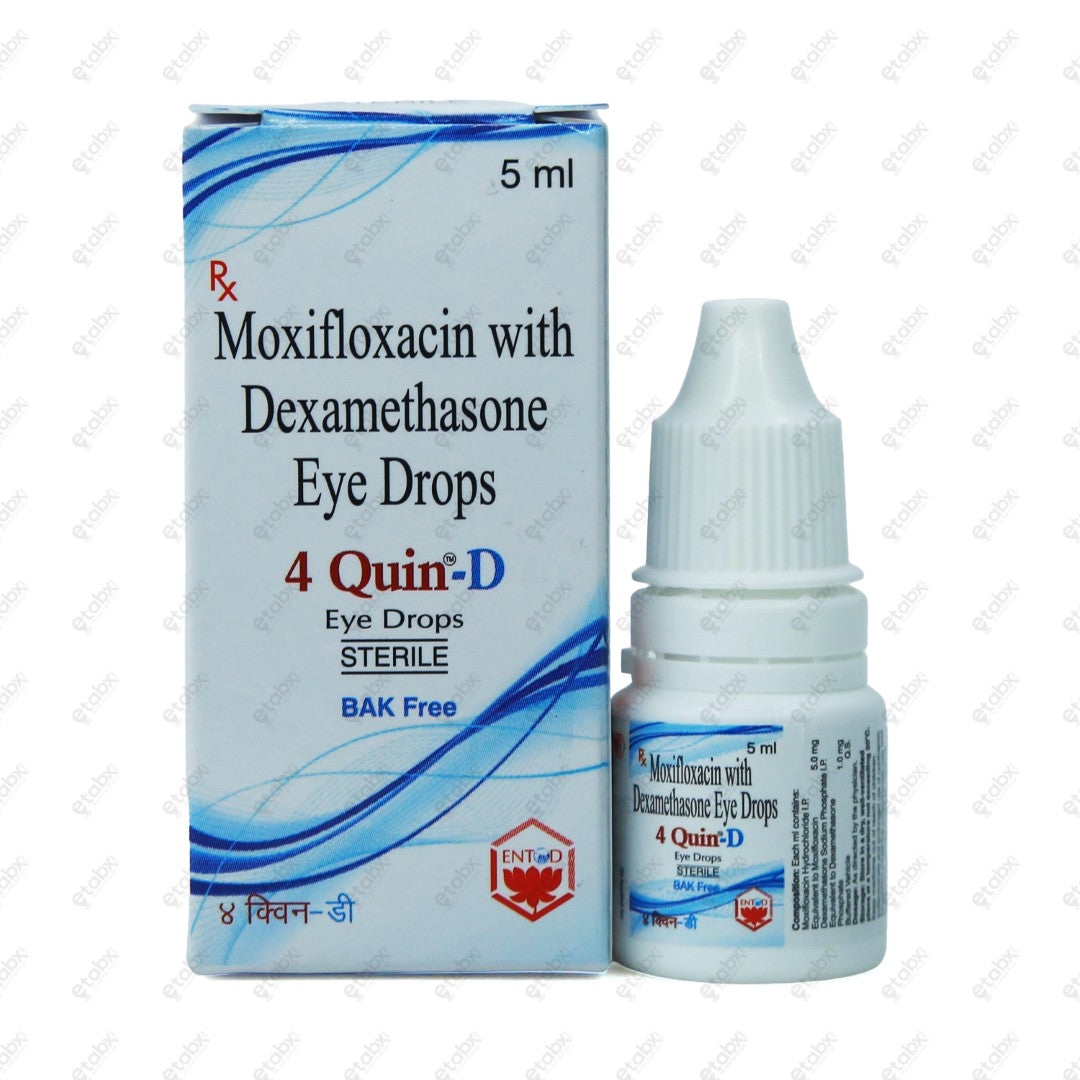 4 Quin D Eye Drops 5ml