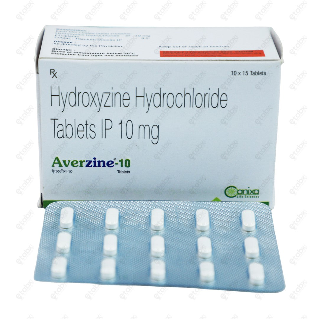 Averzine 10MG Tablet 15's