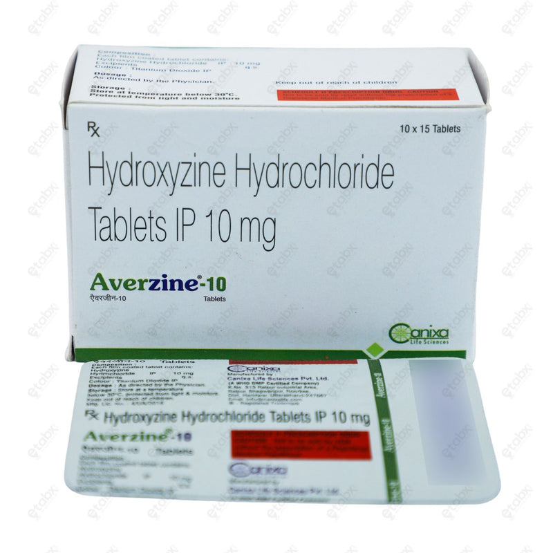Averzine 10MG Tablet 15's