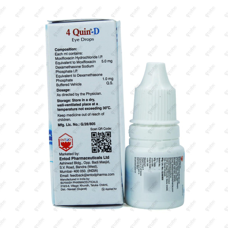 4 Quin D Eye Drops 5ml