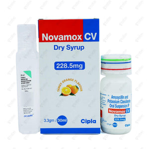 Novamox CV Dry 228.5mg Syrup 30ml