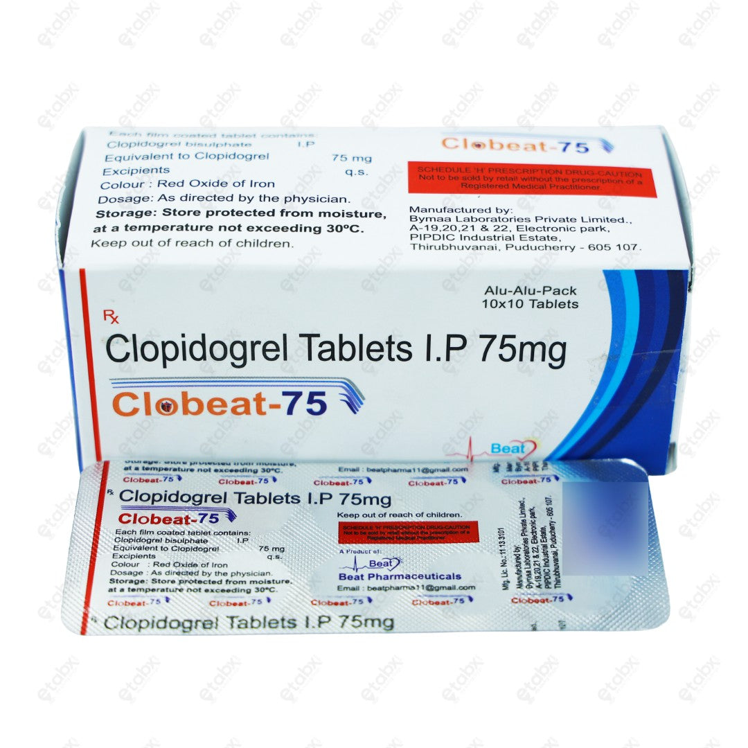 Clobeat 75mg Tablet 10's