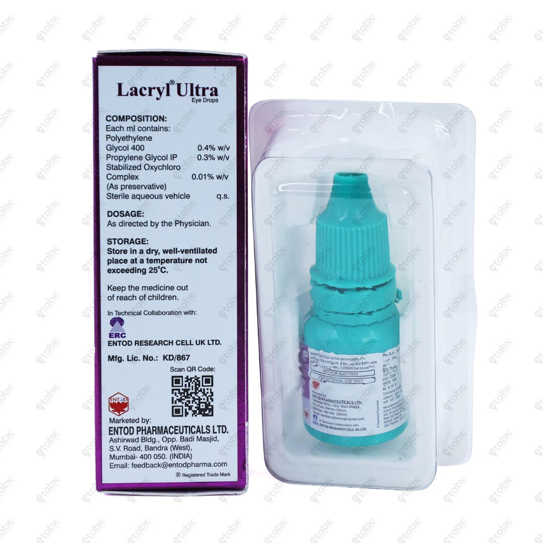 Lacryl Ultra Eye Drops 10ml