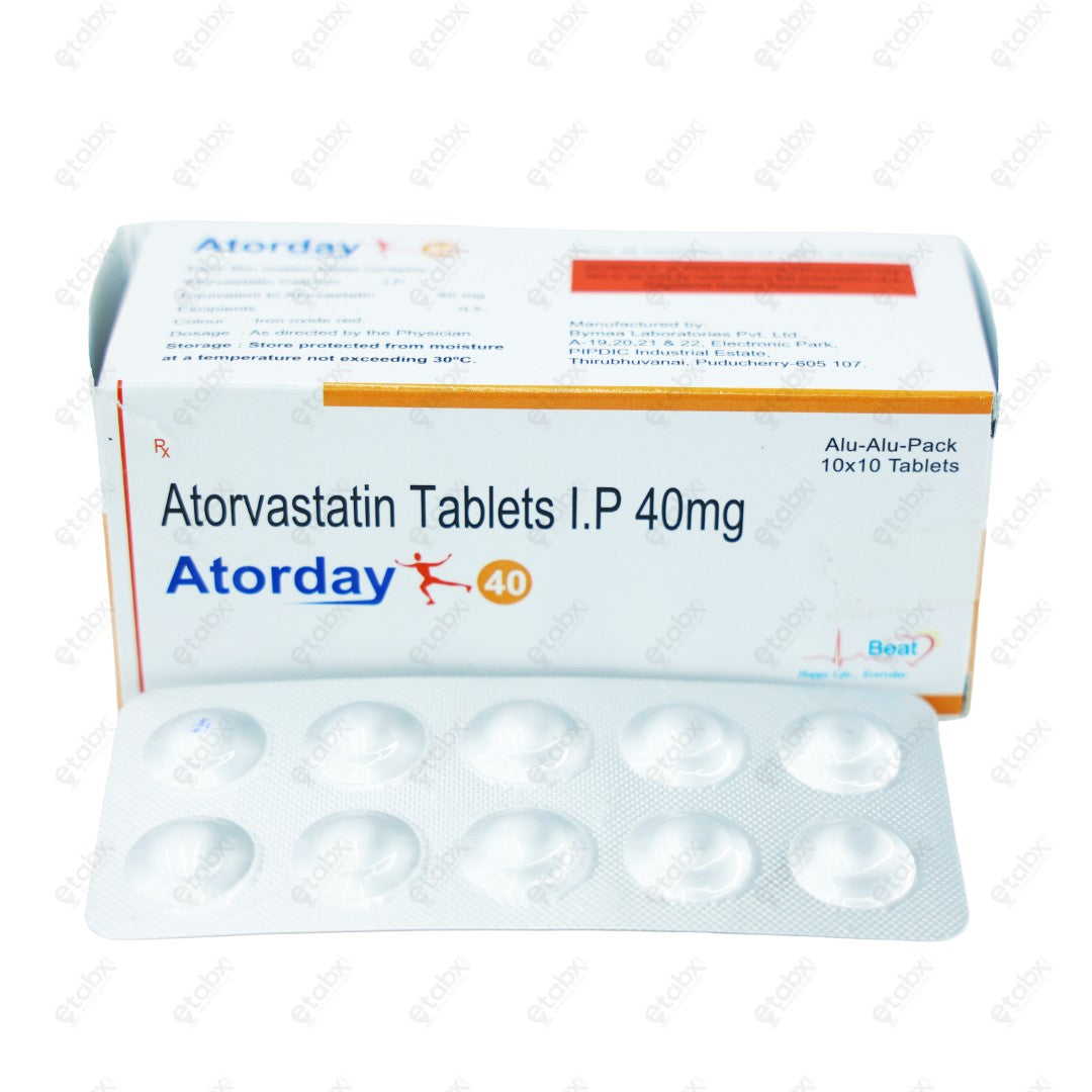 ATORDAY 40mg Tablet 10's