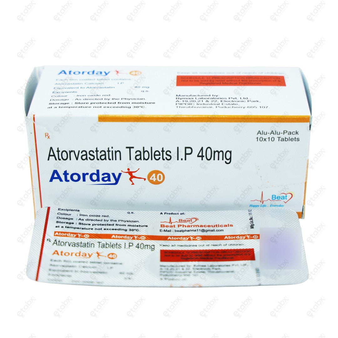 ATORDAY 40mg Tablet 10's