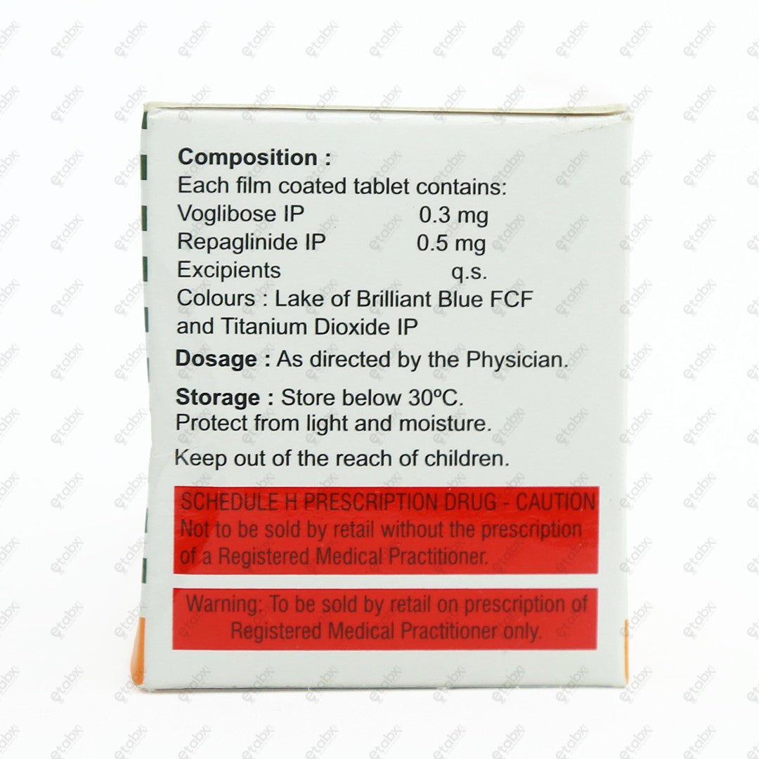 Volix R 0.3/0.5mg Tablet 10s