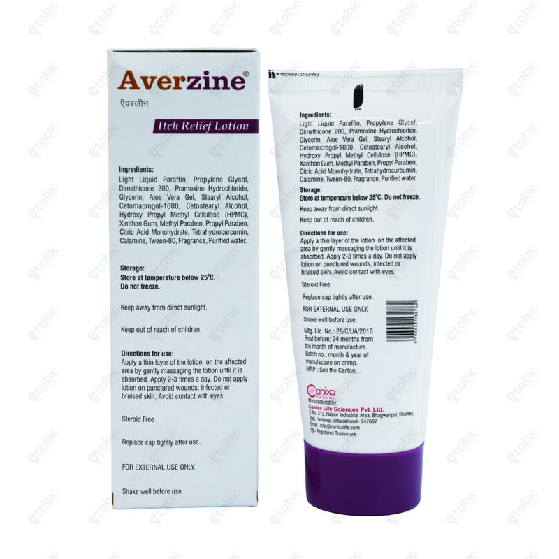 AVERZINE Lotion 75ML Nutrient-Rich Skin Care