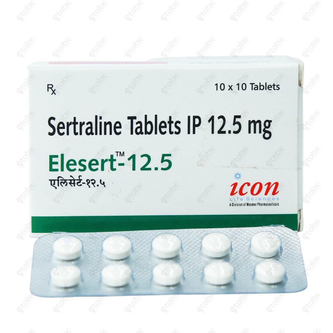 ELESERT 12.5mg Tablets 10's (Sertraline)