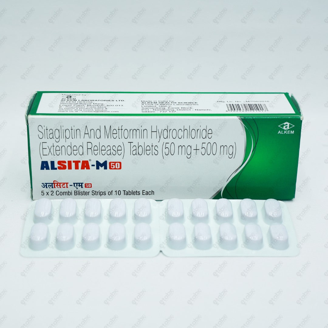 Alsita M 50mg Tablet 10's