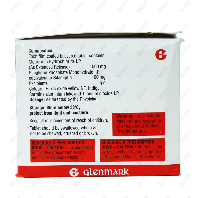 Sitazit M ER 500mg Tablet 10's