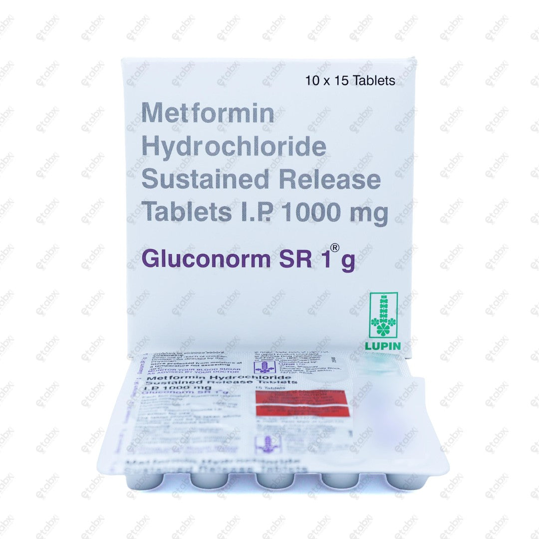Gluconorm SR 1gm Tablet 15's