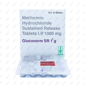Gluconorm SR 1gm Tablet 15's