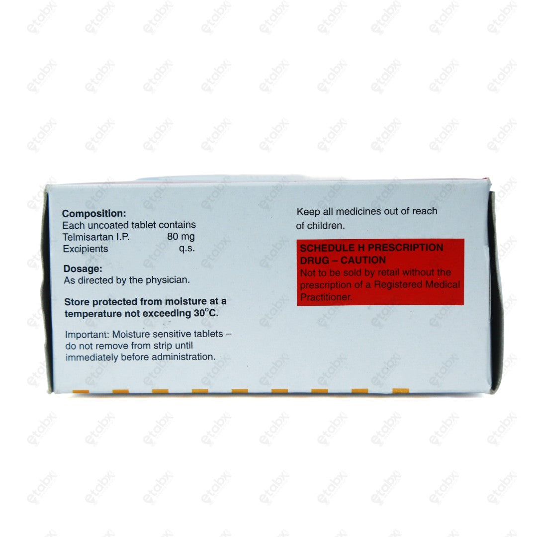 Telma 80mg Tablet 15's